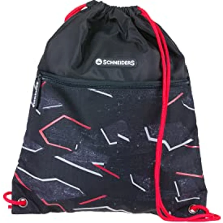 Schneiders 78395-080 - Schulranzen Ergolite Dragon Hero, 9-teiliges Set, Schwarz mit graphischen Motiv, ergonomisches Tragesystem, Leuchtstäbe – Bild 5