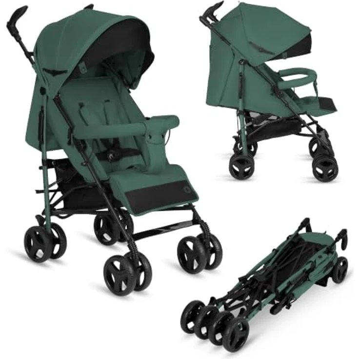 Lionelo Irma Buggy, leichter Kinderwagen für Kinder ab 6 Monaten, 7 kg, mit Liegeposition und 5-Punkt-Sicherheitsgurt – Bild 1
