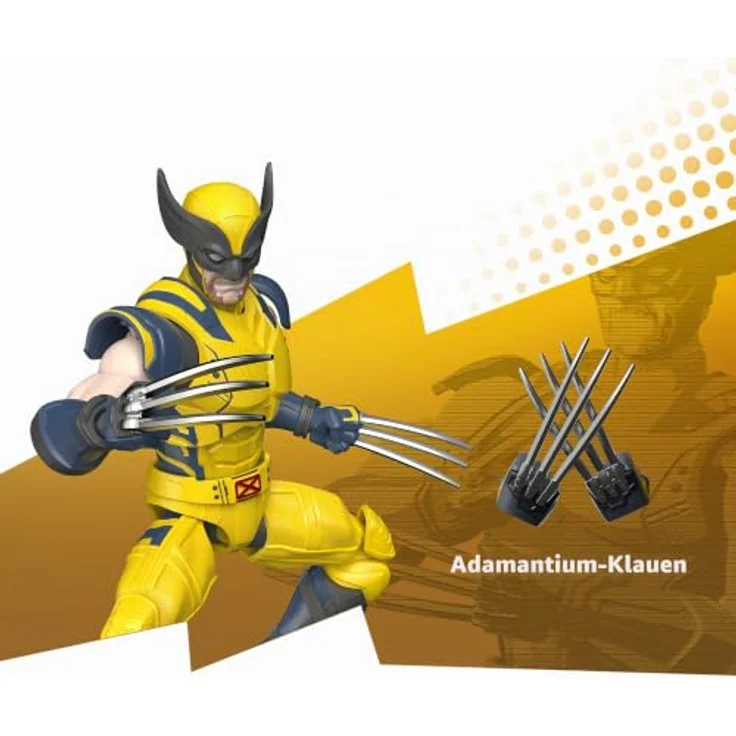 Blokees Marvel Heroes Champion Class 05 Wolverine, detaillierte Sammelfigur, gelenkter Modellbausatz, 15 cm Höhe, aus hochwertigem PVC, mehrfarbig – Bild 9