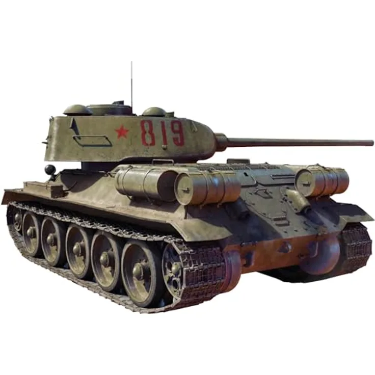 Other 1:35 T-34/85 Mod. 1945 Plant 112 Inter., Modellfahrzeug mit beweglichem Turm und originalgetreuem Interieur