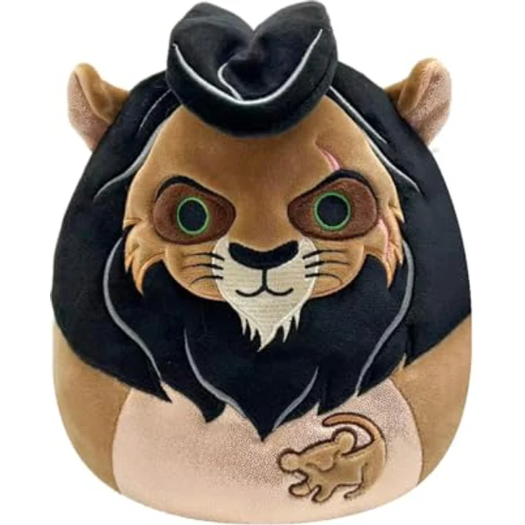 Squishmallows SQDI00550 Scar 20 cm, offizielles Jazwares Plüsch, superweiches Kuscheltier - Disney König der Löwen Plüsch, weiches Material, zum Sammeln und Spielen - Preisvergleich – Bild 5
