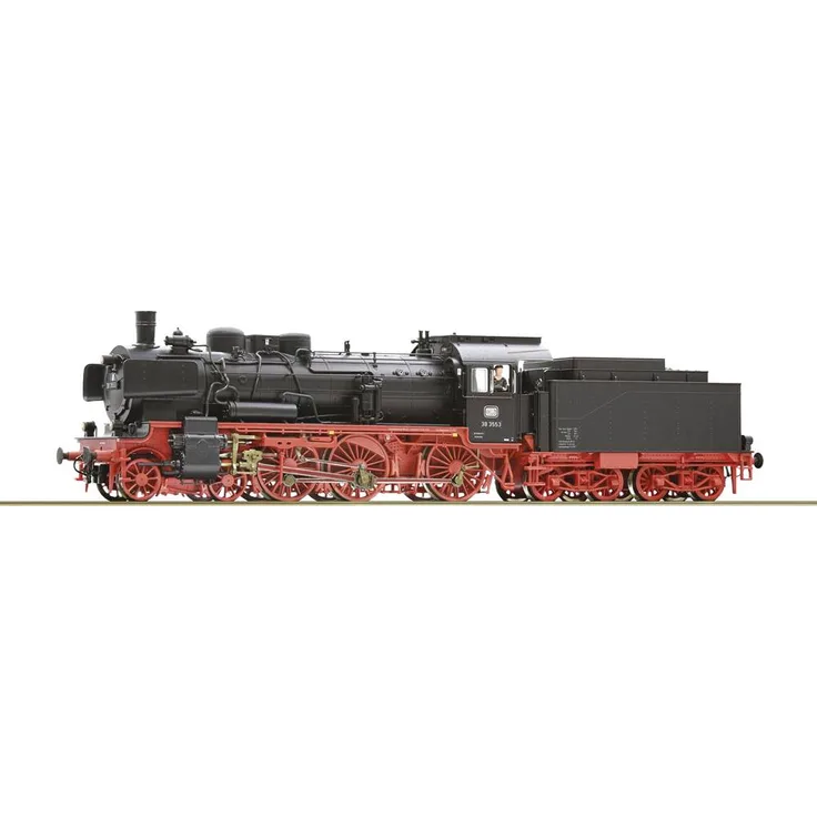 Roco 71388 H0 Dampflok 38 3553 der DB, Dampflokomotive mit Nietentender und Witte-Windleitblechen
