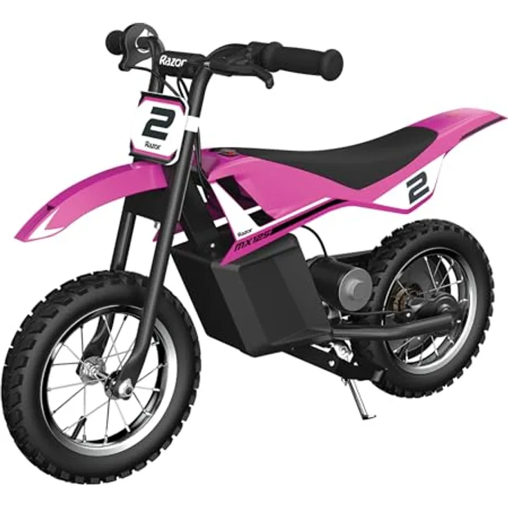 Razor MX125 Dirt Rocket Kids Electric Motorbike, 8 mph Max Speed, 40 Minuten Fahrzeit - RožinÄ—