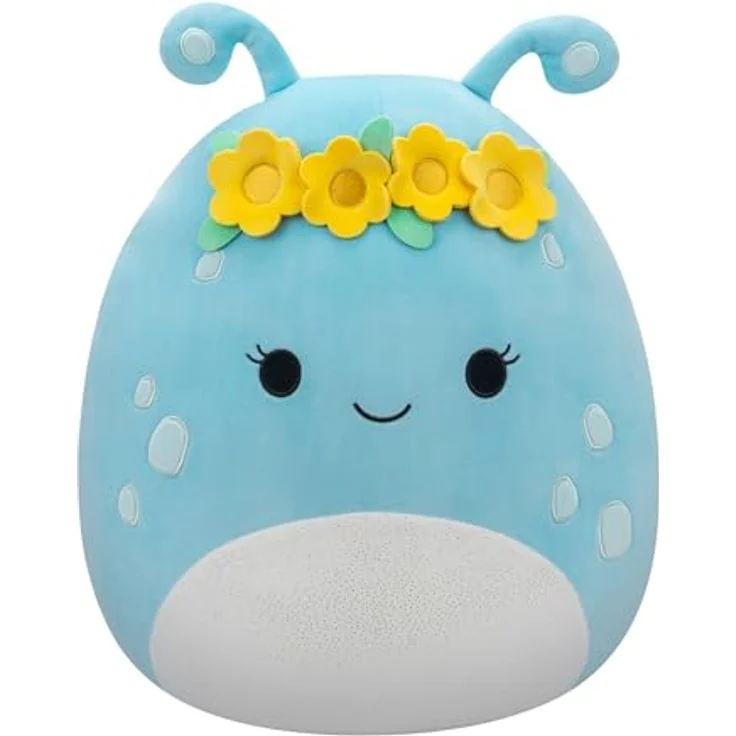 Squishmallows SQCR05479 - Natnat das Alien mit Blumenkrone 40 cm, offizielles Jazwares Plüsch, superweiches Kuscheltier – Bild 1