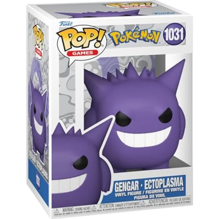 Funko Pop! Games: Pokemon - Gengar - Vinyl-Sammelfigur - Geschenkidee - Premium Vinyl Material - Offizielle Handelswaren - 9,5 cm Höhe - Für Kinder und Erwachsene – Bild 1