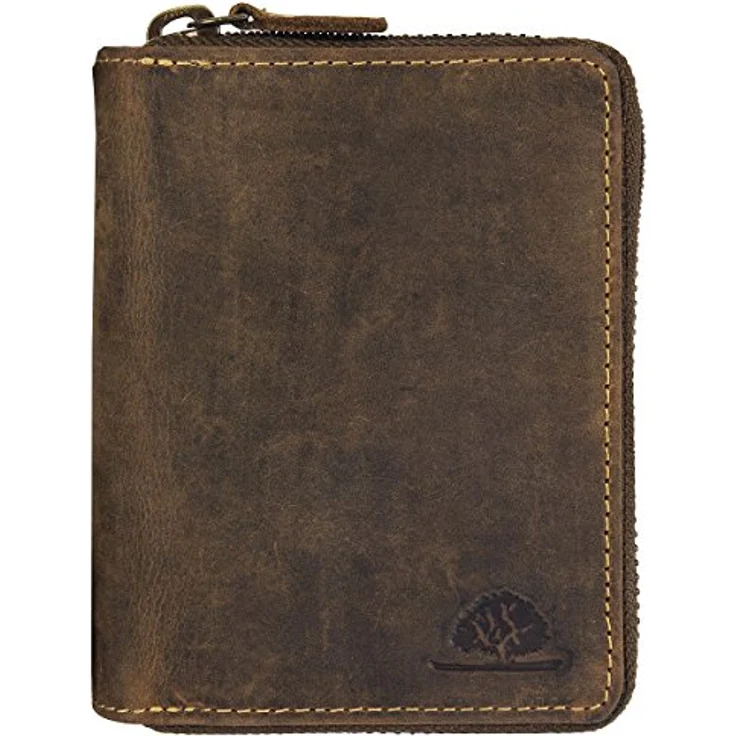 Greenburry Green Burry Zipper Wallet Brown - Preisvergleich – Bild 1