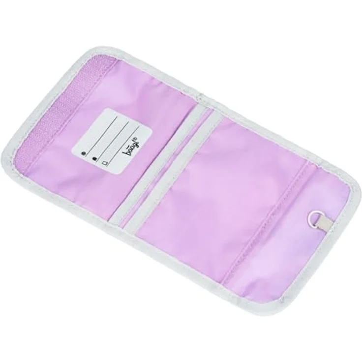 Baagl Brustbeutel Kinder - Geldbörse für Jungen, Mini Portemonnaie aus strapazierfähigem Polyester, 14,5 x 8,5 cm, einzigartiges Fee-Design – Bild 3