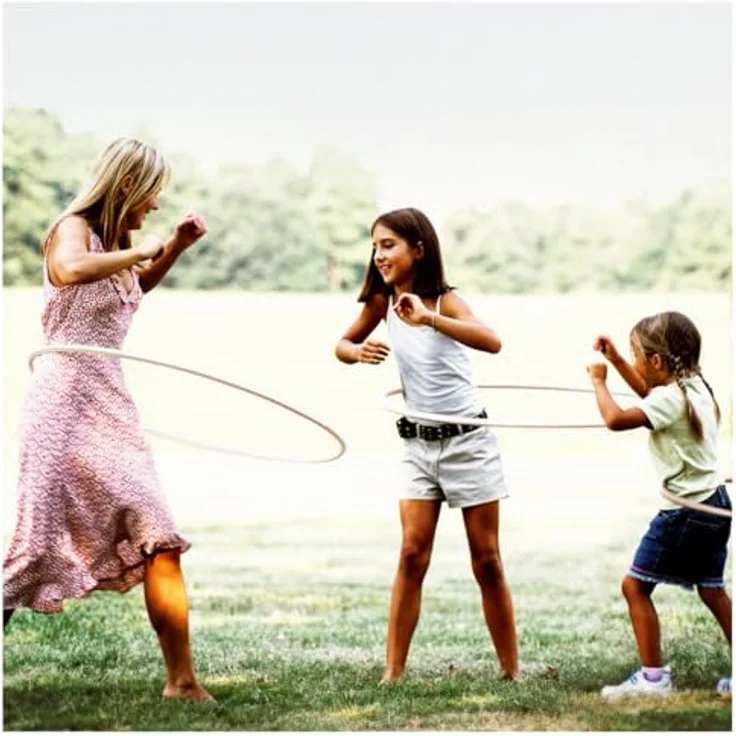 Sport-Tec Gymnastikreifen aus Holz, Hula Hoop, Trainingsreifen, Turnreifen, Fitnessreifen, Gymastik Kreis, Gewichtsreduktion, 80cm – Bild 7