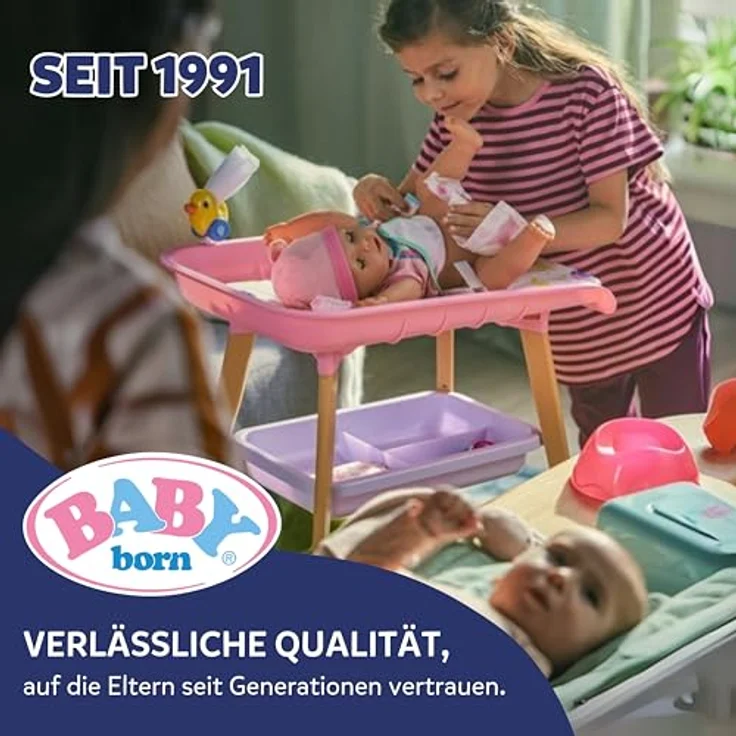 Baby Born Babypuppe Little Baby Girl, Lena, 36 cm, mit 7 Funktionen, rosa – Bild 12