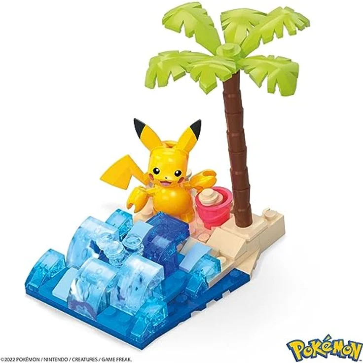 Pokemon Mega Construx Bauset: Pikachus Strandtag (79 Teile) – Bild 5