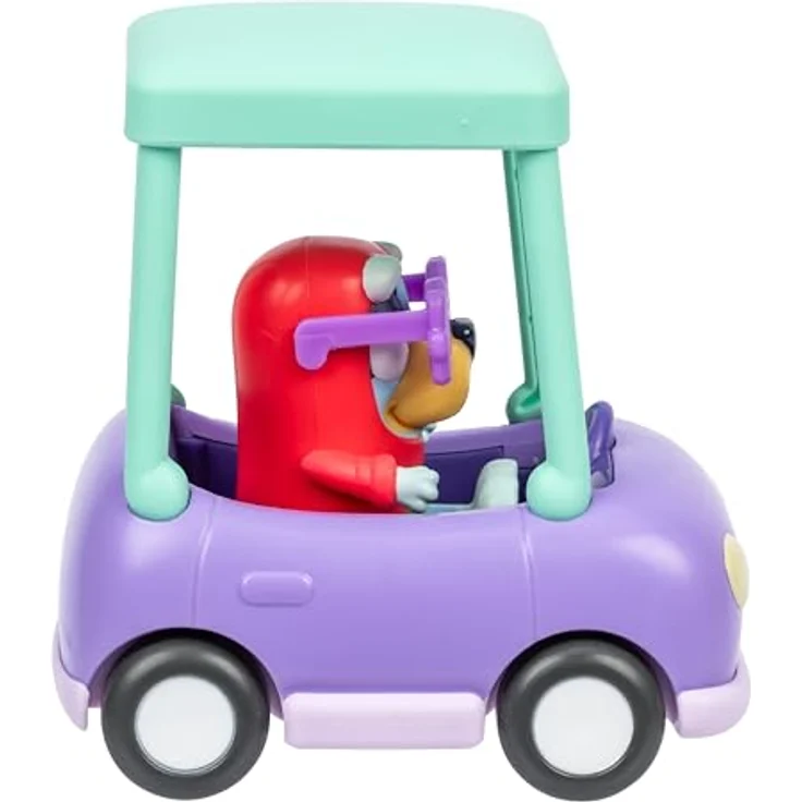 BlueY Oma-Auto mit Janet-Figur, 6-7,6 cm, bewegliche Gelenke, Fahrzeug für Sammelfiguren – Bild 5
