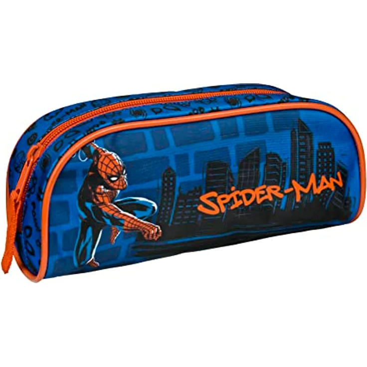 Spiderman Federmäppchen „Mehr als erstaunlich“, Etui mit Bleistifthalter für Schule, 22 cm hoch, 7 cm breit, 9 cm tief – Bild 2