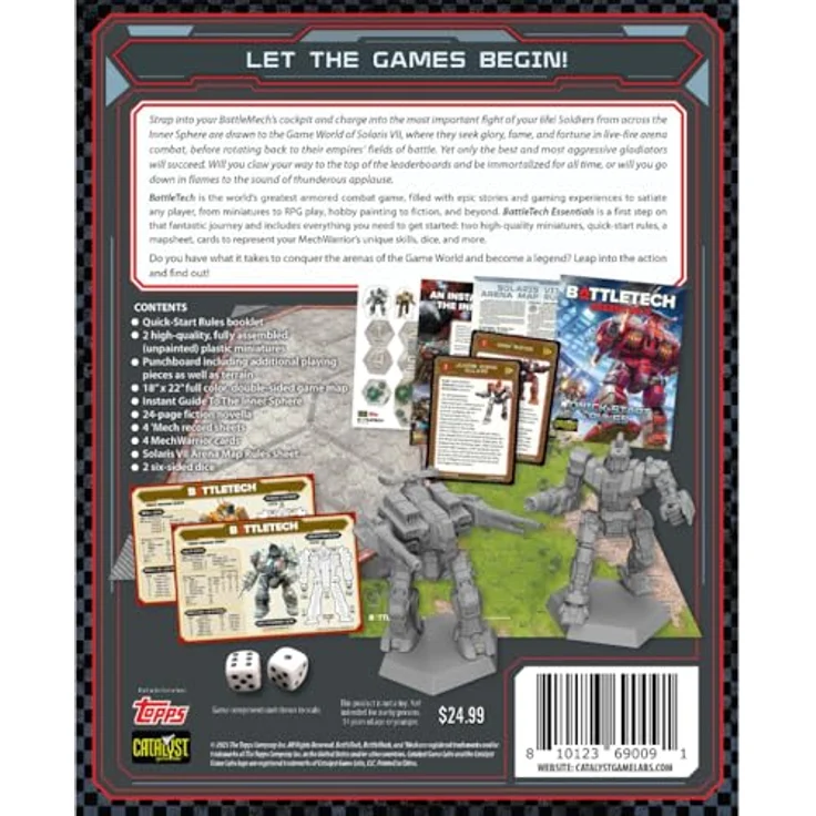 Catalyst Game Labs BattleTech Essentials - Miniaturen-Spiel - ENG Edition für strategische Gefechte – Bild 3