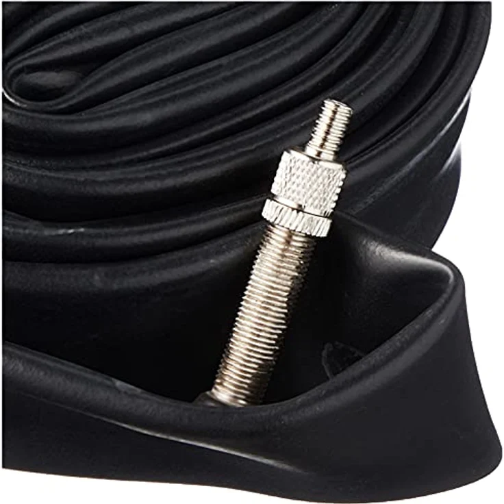 Prophete Fahrradschlauch, 28" Dunlopventil, 28 x 1,75 x 2 (47-622), Gruppenschlauch, für City- und Trekkingbikes, Farbe schwarz – Bild 2