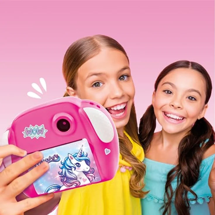 Canal Toys Photo Creator Licorne, Kinderkamera mit 12 MP und 1080p Videoaufnahme, rosa – Bild 7