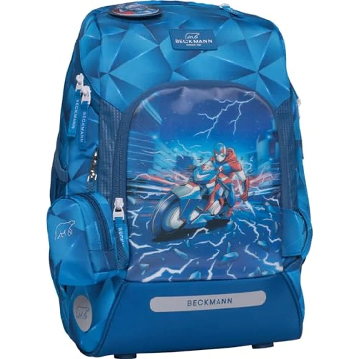 Beckmann Norway Schulranzen Active Air FLX, Polyester, blau, casual Stil – Bild 2