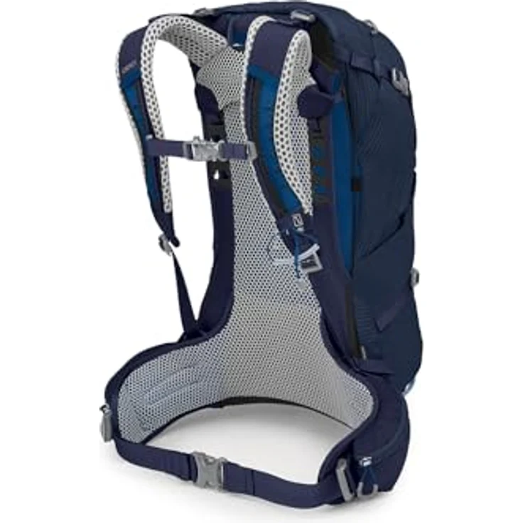 Osprey Stratos 24, Wanderrucksack mit 24 Litern Volumen und AirSpeed-Rückensystem, cetacean blue – Bild 6