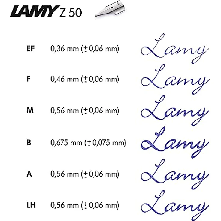 LAMY nexx leichter, stabiler Füllhalter aus Aluminium mit rutschfestem Griffstück und Edelstahlfeder - ideal für Schreibanfänger, die Schule oder Uni – Bild 4