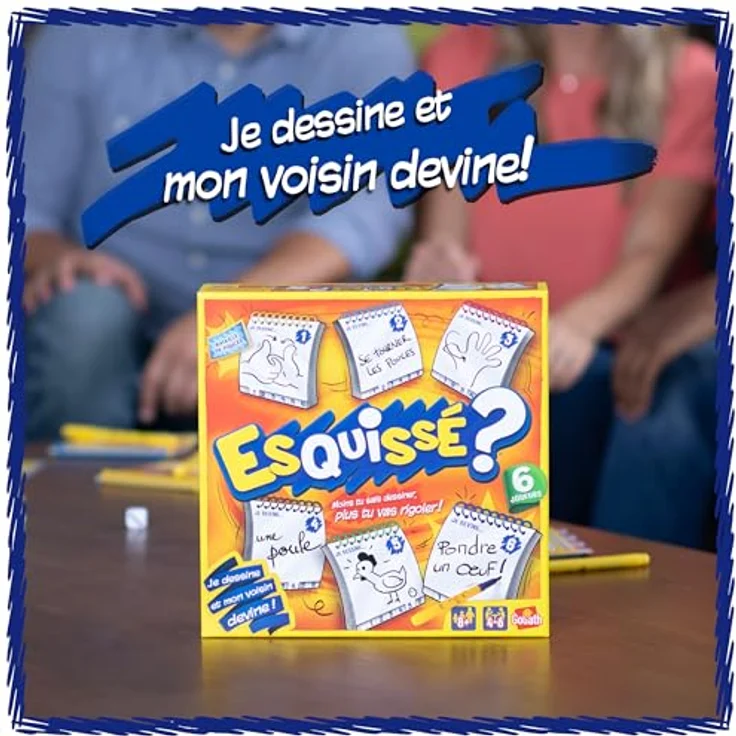 Goliath Toys Sketch, Brettspiel (Französisch) für Kinder ab 8 Jahren, Zeichen- und Ratespiel – Bild 12