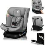 lionelo Autokindersitz BRAVE I-SIZE, 4in1 - ab Geburt bis 12 Jahre, i-Size/ISOFIX+TopTether/360° Drehbar