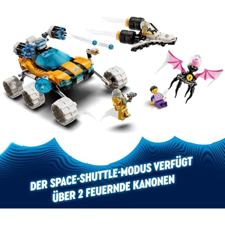 LEGO DREAMZzz Der Weltraumbuggy von Mr. Oz, Set mit Spielzeug-Auto oder Space Shuttle, inklusive Minifiguren Mr. Oz, Albert und Jayden, Weltraum-Geschenk für Jungen und Mädchen ab 8 Jahren 71475 – Bild 4