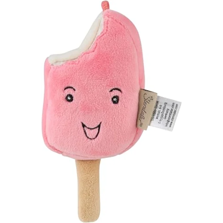 Sterntaler® Kuscheltier S Eis, kuscheliges Plüschspielzeug mit integrierter Quietsche, 14.7 cm – Bild 3