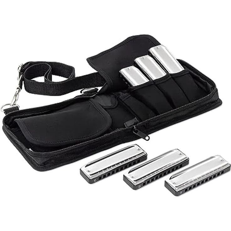 Suzuki Bluesmaster Set mit leichter Softcase, MR-250SN(C,G,A,D,F,Bb pro Set)