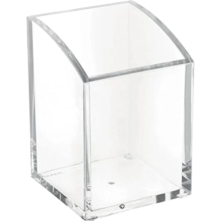 Maul Stiftehalter aus Acryl | Schreibtisch Organizer für Stifte und Scheren in edlem Acryl Look | Vielseitige Anwendbarkeit im Büro, Schreibtisch und zu Hause | Transparent – Bild 2