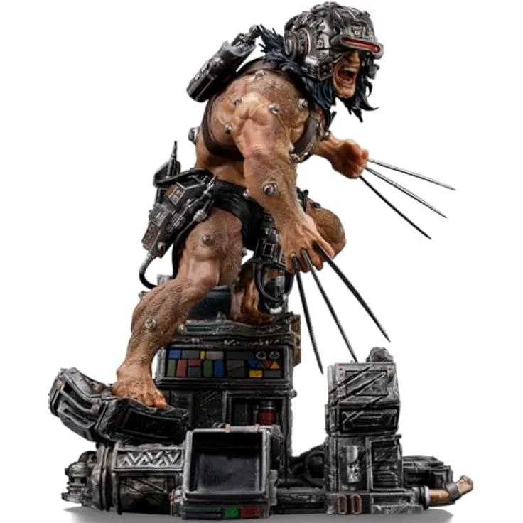 Iron Studios Art Scale 1/10 - Marvel - Weapon X Wolverine (50th Anniversary) Statue, 18 cm, resin mit Sockel – Bild 6