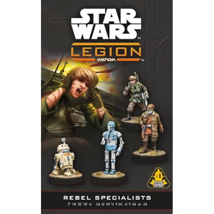 Chaosium Inc. Star Wars Legion Rebel Specialists, Miniaturen Spiel Erweiterung mit 4 strategischen Miniaturen und Kommando-Karten, EN Version – Bild 1