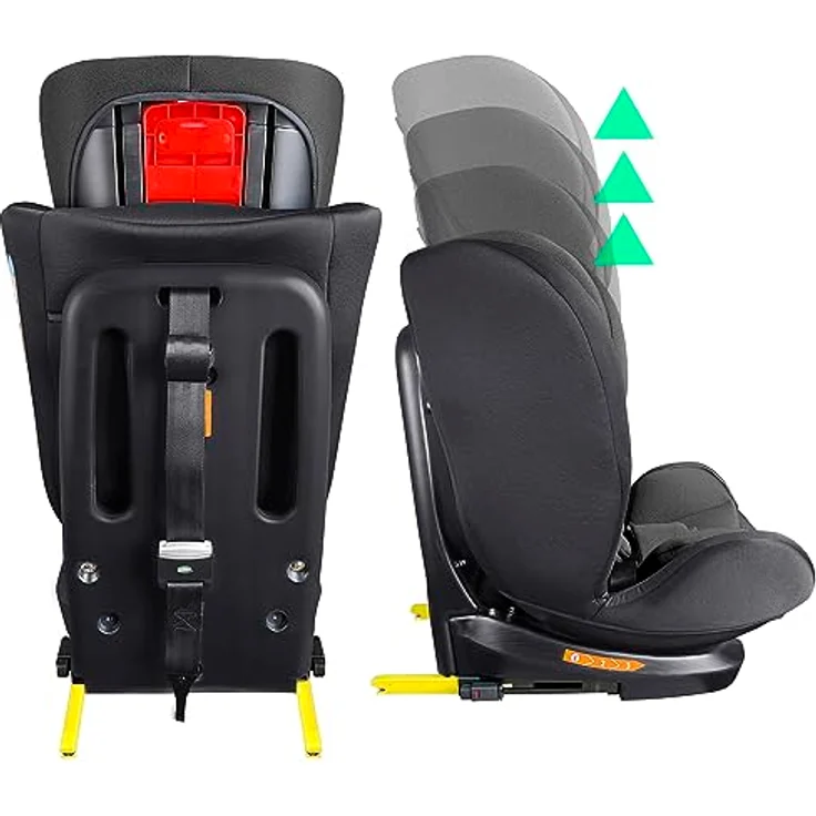 XOMAX Autokindersitz Selena, 360° Drehfunktion, Isofix, 5-Punkt-Gurt, 4 verschiedene Farben – Bild 6