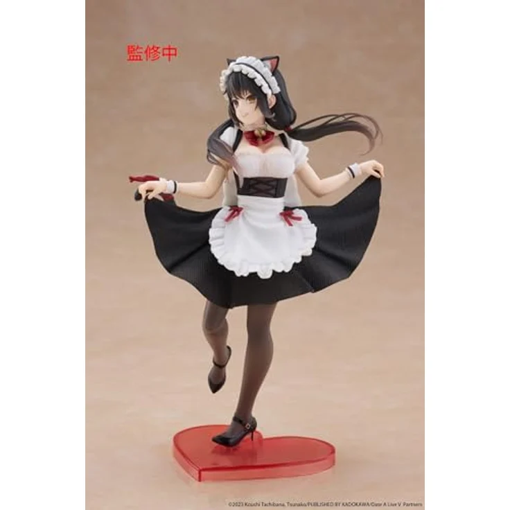 Taito Date A Live V Coreful PVC Statue Kurumi Tokisaki Cat Ear Maid Ver. 18 cm, detailreiche Sammelfigur in Geschenkbox – Bild 4