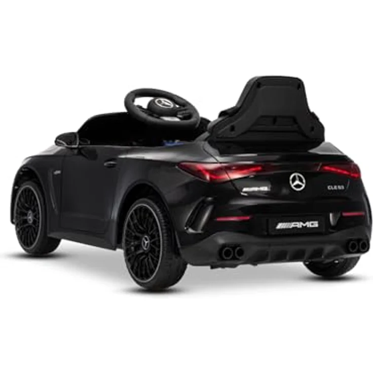 Beneo Mercedes CLE 12V, Elektrisches Kinderfahrzeug mit Hinterradantrieb, schwarz, Lithium-Akku, LED-Beleuchtung, Einsitzer, 2,4-GHz-Fernbedienung, MP3-Player mit USB/AUX/Bluetooth, ORIGINAL-Lizenz – Bild 6