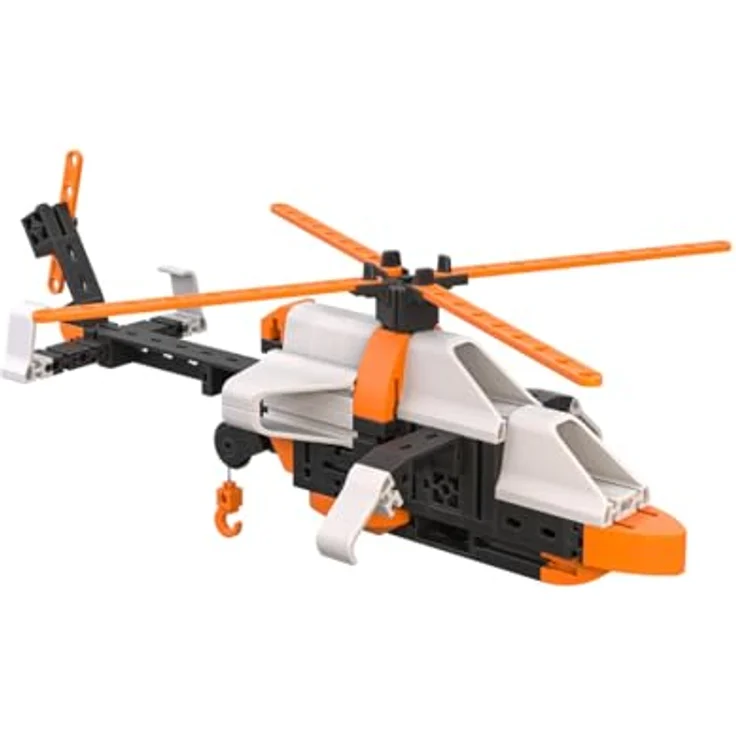 Fischertechnik Universal Max, Experimentierkasten mit vielfältigen Modellen wie Rennwagen und Helikopter, kreative Farben und Formteile – Bild 3