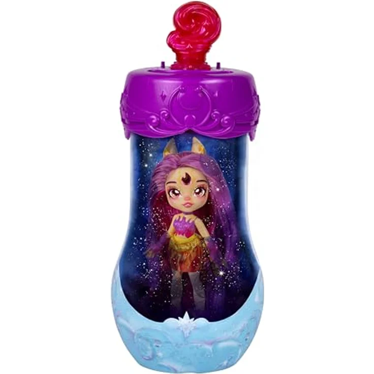Moose Anziehpuppe Magic Mixies Galaxy Hair Pixling - Fiery Firensai, Ankleidepuppe mit langen farbwechselnden Haaren – Bild 10