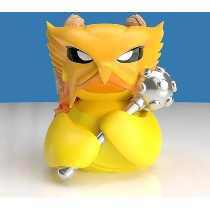 TUBBZ Erstausgabe: DC Comics - Hawkgirl Cosplaying-Gummiente Vinylfigur, 9 cm groß in ikonischer Badewannen-Vitrine mit Justice League-Logo – Bild 3