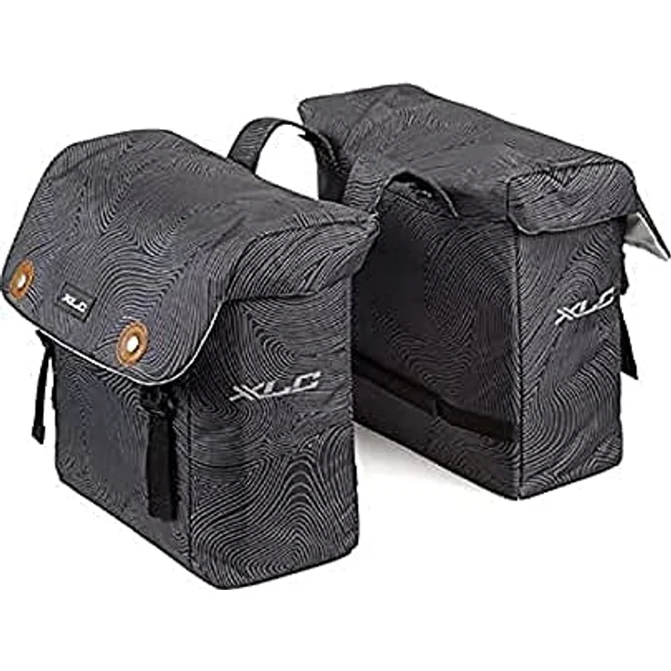 XLC Unisex – Erwachsene BA-S88 Doppelpacktasche Luxus, Anthrazit, 150x340x321