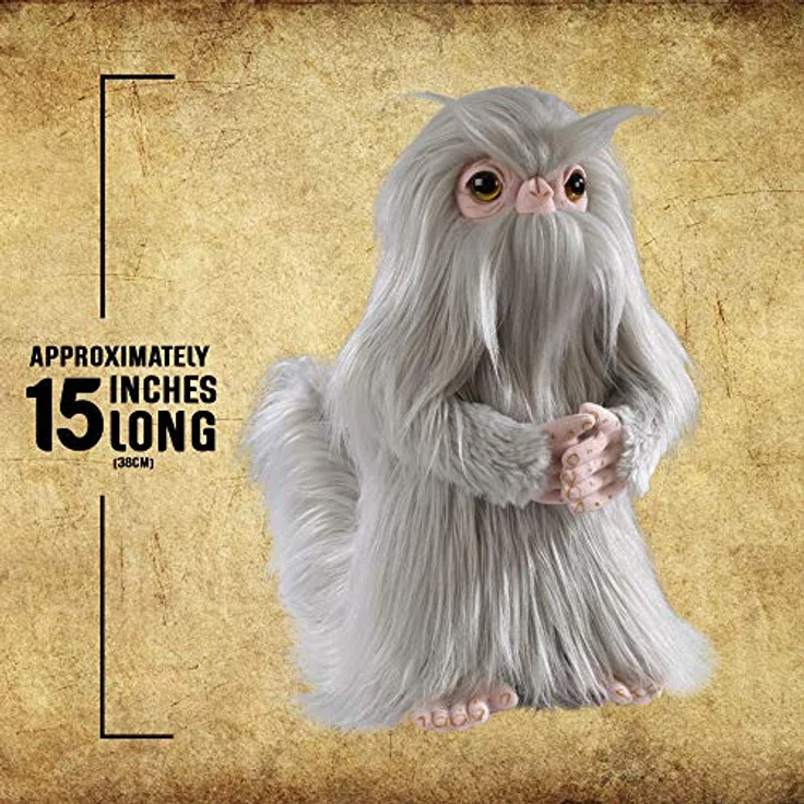 Noble Collection Phantastische Tierwesen Collectors Plüschfigur Demiguise 38 cm NOB8852, Camouflon Stofftier mit versteckten Kräften – Bild 5