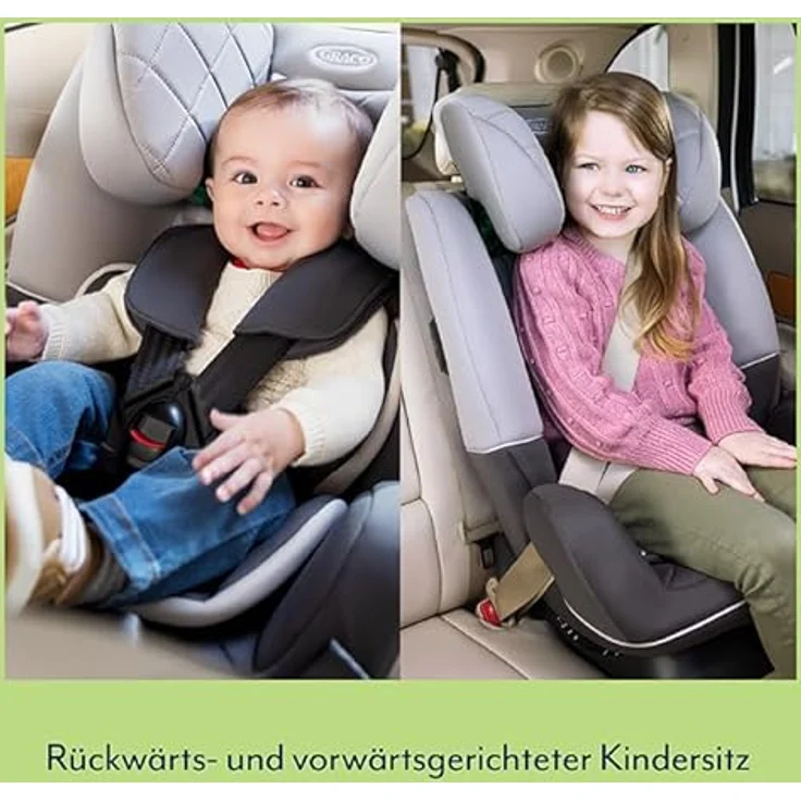 Graco Slimfit, Kindersitz ECE R129/i-Size, für Kinder von Geburt bis 12 Jahre, einfache Montage und Anpassung – Bild 4