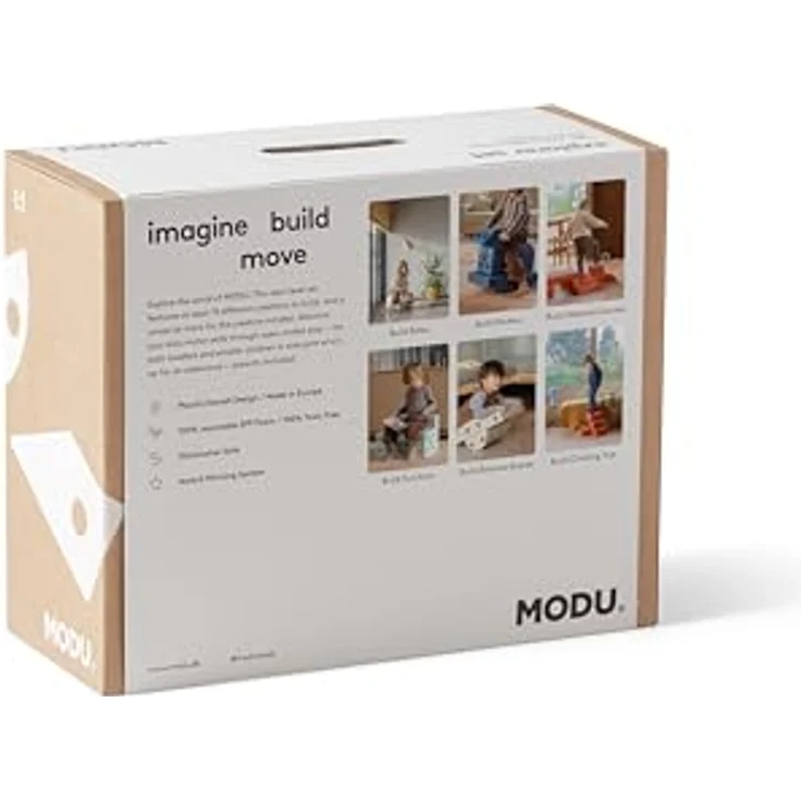 Modu Modell 20 tlg. Baukasten Starter-Set Explorer von 0-6 Jahren - Ocean Mint/Forest Green, Grünes Babyspielzeug – Bild 2