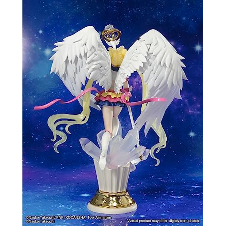 TAMASHII NATIONS - Pretty Guardian Sailor Moon Cosmos: Der Film - Ewiger Sailor Moon - Dunkelheit Ruft zum Licht und Licht, beschwört Dunkelheit, Bandai Spirits FiguartsZERO Chouette Figur, Höhe ca. 23,9 cm – Bild 4