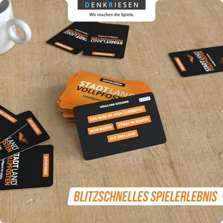 Stadt Land Vollpfosten: Classic Edition - Das Kartenspiel - Preisvergleich – Bild 6