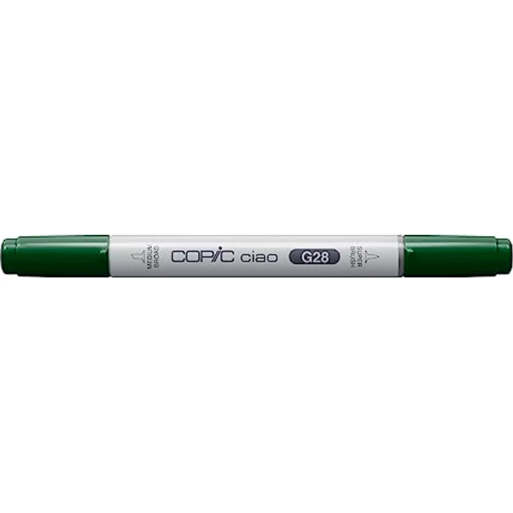 Copic Ciao Marker Typ G - 28, Ocean Green, dualer Layoutmarker mit mittelbreiter und Brush-Spitze – Bild 1