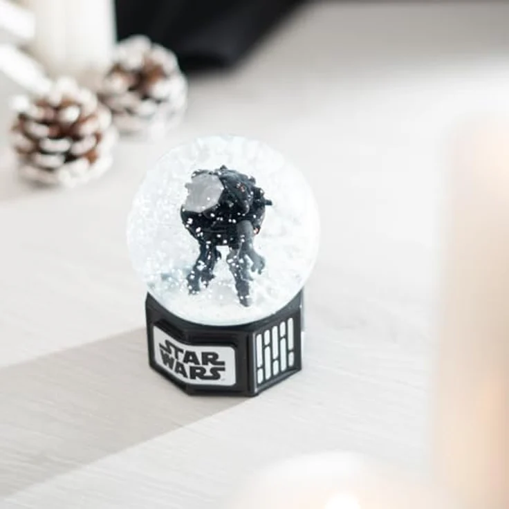 Grupo Erik Schneekugel Star Wars, nostalgisches Sammlerstück mit detailliertem Design und glitzerndem Schnee-Effekt – Bild 5