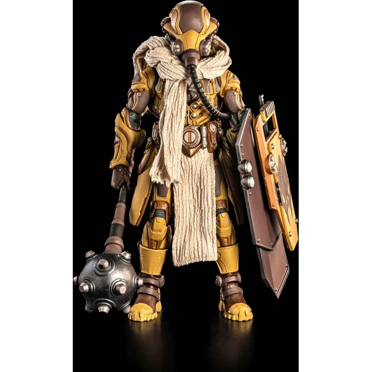 Four Horsemen Toy Design Cosmic Legions: OxKrewe Book Two Harrow Zone Actionfigur Hylor Cryn, 18 cm mit Zubehör in Blisterverpackung