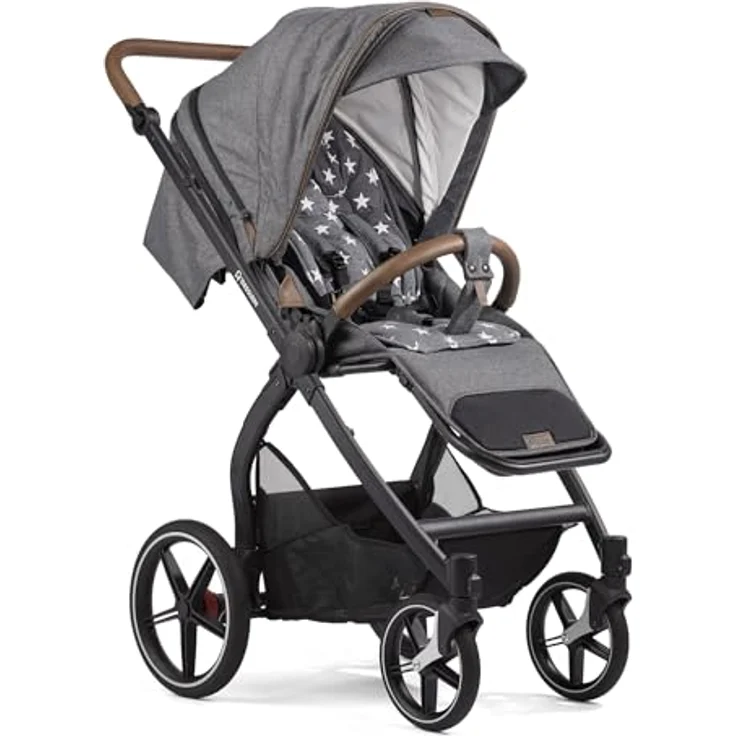 Gesslein FX4 Swing 2in1 Kinderwagen-Set inkl. Babywanne Panorama Lyx, 10 kg leicht, ergonomische Liegeposition, UV-Schutz, inkl. XXL-Zubehörpaket – Bild 6