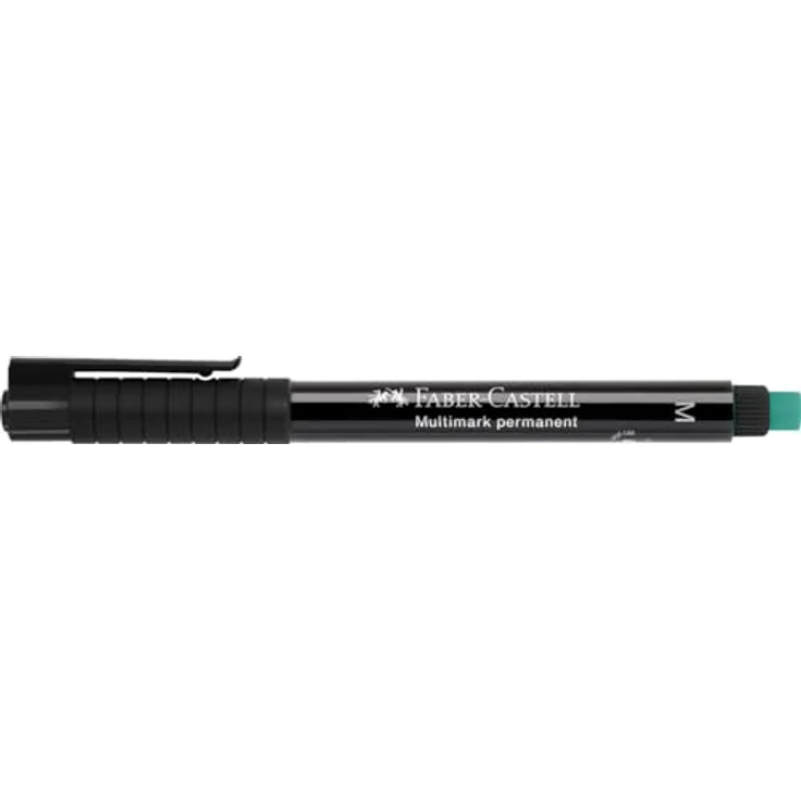 Faber-Castell Permanentmarker Multimark 1525 M, Strichstärke 1,0 mm (M), korrigierbar, Filzstift, Schwarz – Bild 5