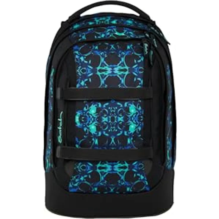 Satch Schulranzen PACK Caleido Blue, ergonomisch, anpassbar durch Your-Size-System, 30 l Volumen, 1.300 g, Kollektion 2025 – Bild 2