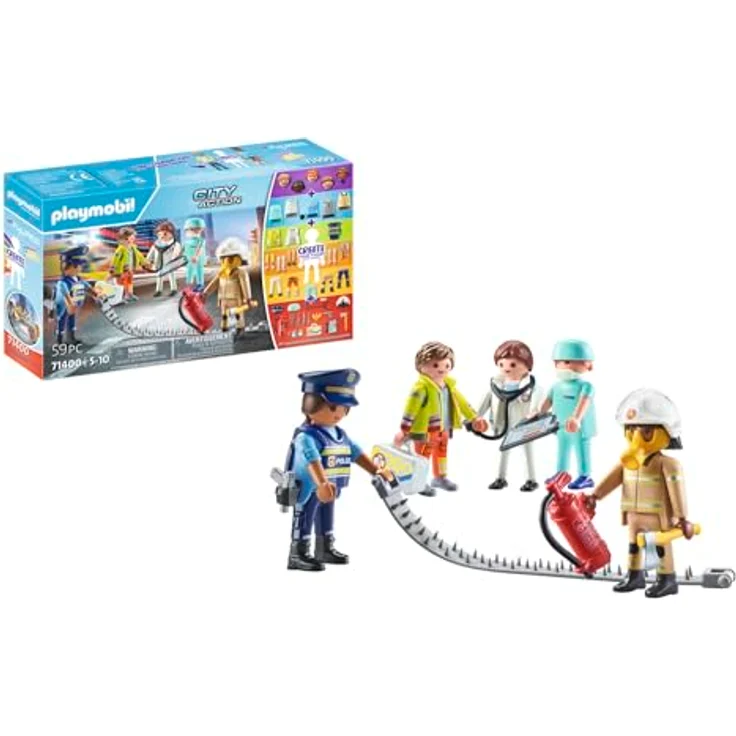 Playmobil® Konstruktions-Spielset City Action, Rescue (71400), My Figures, (59 St) – Bild 2