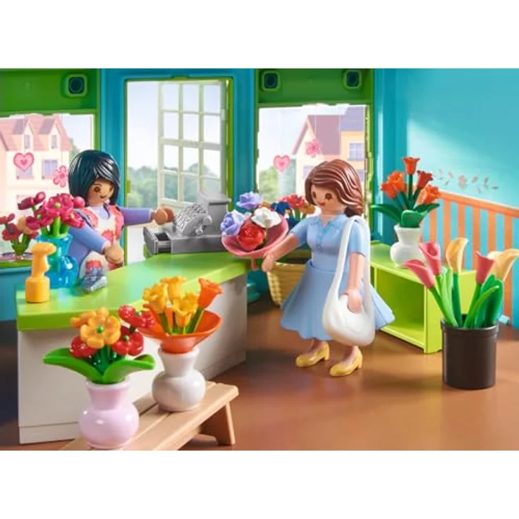Playmobil® Blumenladen (71807), Playmobil My Life Konstruktions-Spielset, (220 St), Made in Germany – Bild 3